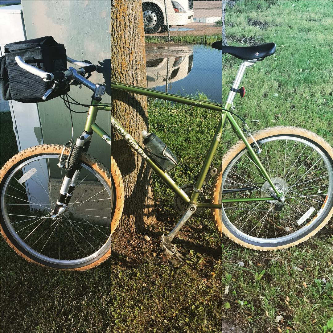Bike ride triptych