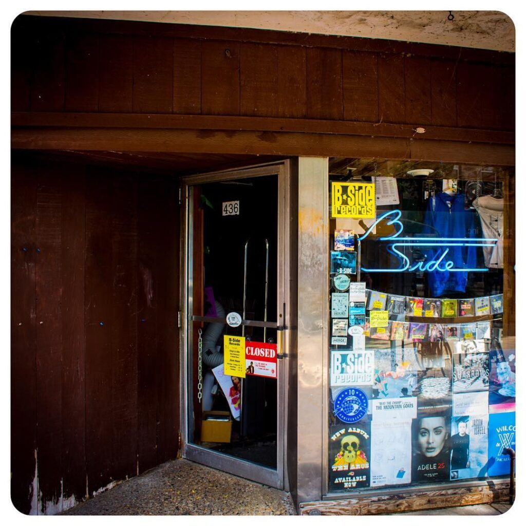 B-Side Records on State Street, Madison, Wisconsin