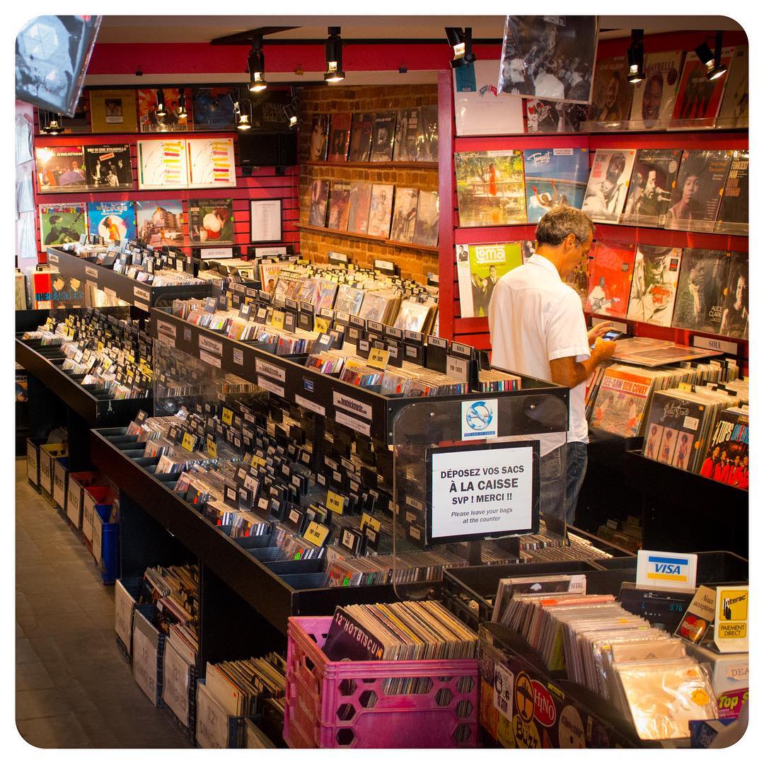 Disques Beatnick, a record store in Montréal