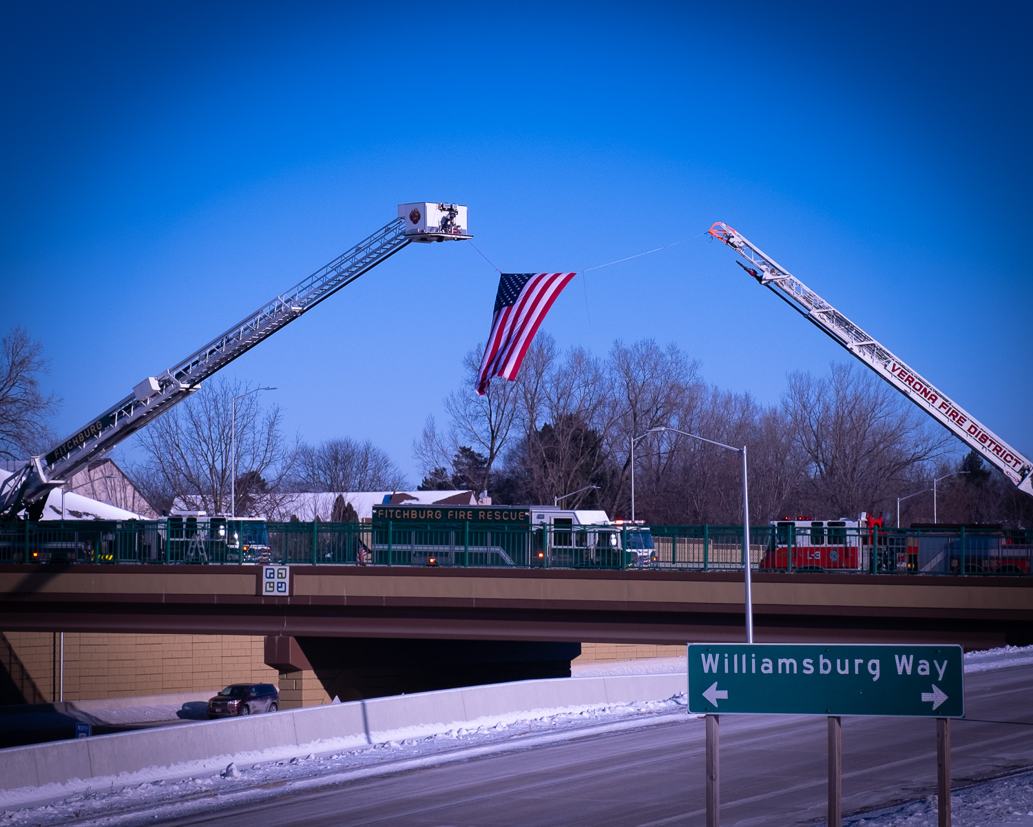 Fitchburg firefighters, Wisconsin