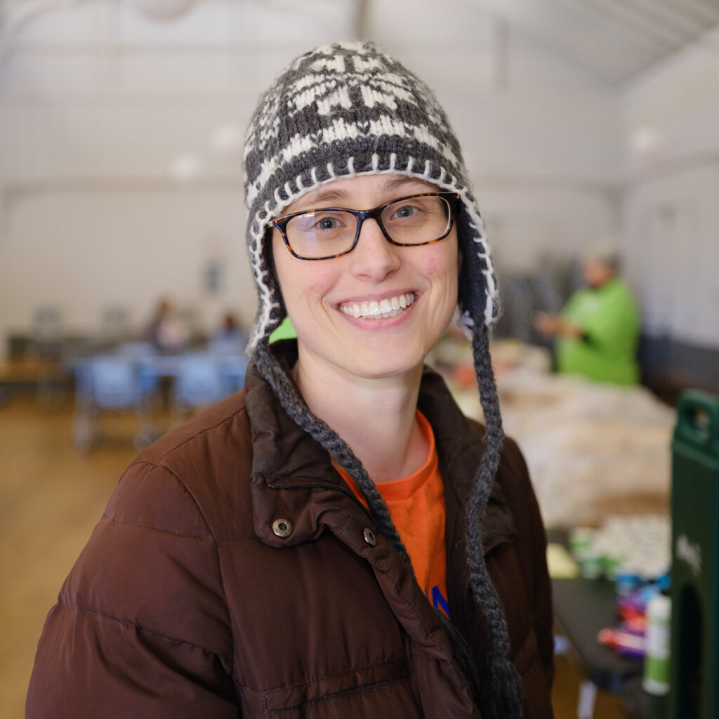 Headshot of a woman at an event at Olin Park, Madison, Wis.