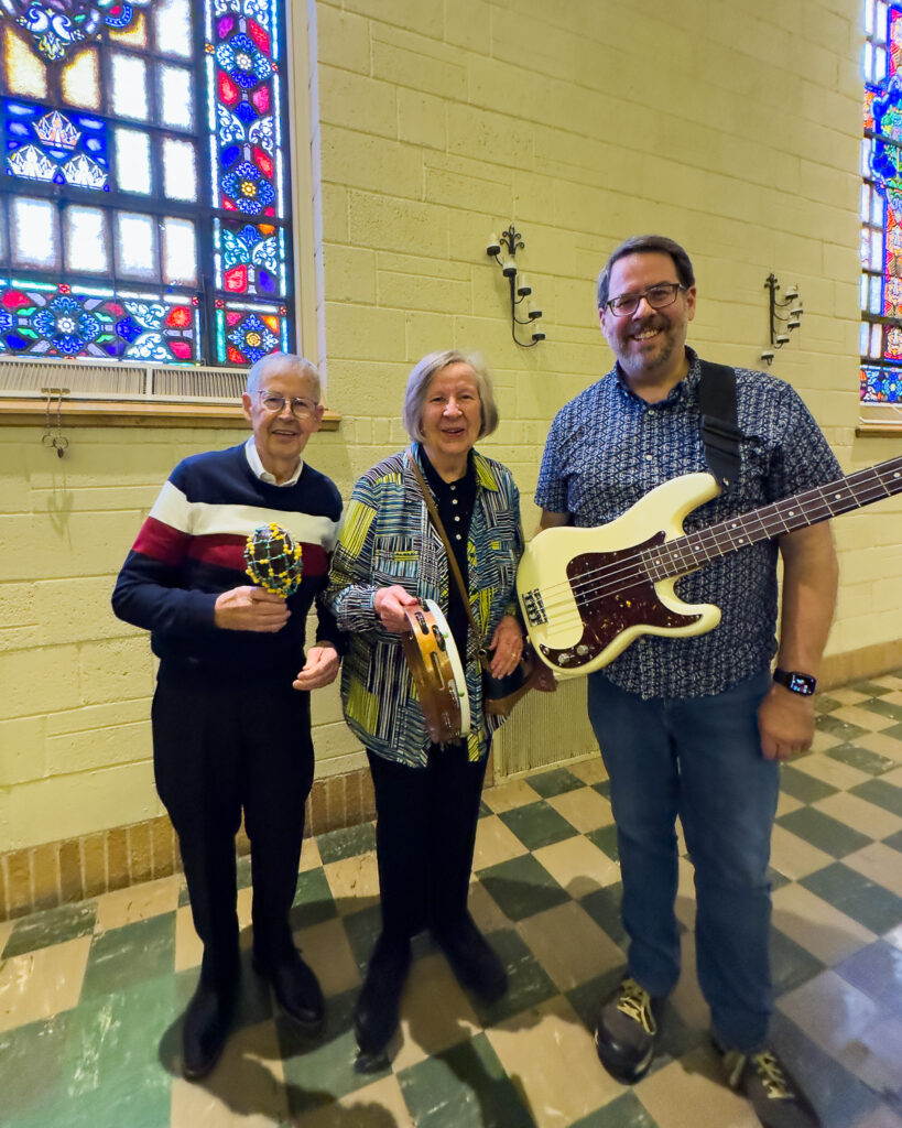 Playing bass in church